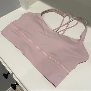 Lululemon Free To Be Bra* Long Line Pink